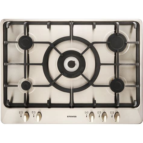 stoves sgh700c 68cm gas hob stainless steel